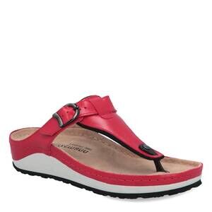 NEW BERKEMANN women's mila sandal in red